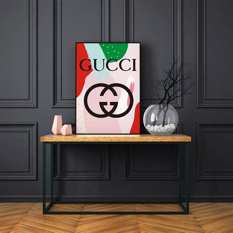 gucci print art